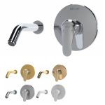 ملزومات شیر روشویی توکار کلار مدل فلور کلاسیک