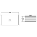 روشویی روکابینتی سیتکو مدل 2650